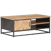 vidaXL Salontafel 90x50x35 cm massief acaciahout