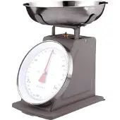 The Retro Family PLINT Retro Keukenweegschaal Almost Black