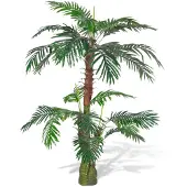vidaXL Kunstplant cycaspalm 150 cm groen