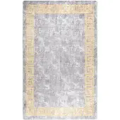 vidaXL Vloerkleed wasbaar 160x230 cm grijs