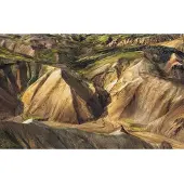Komar Vliesbehang Digitale print vlies - Shiny Mountains - Afmeting 400 x 250 cm (1 stuk)