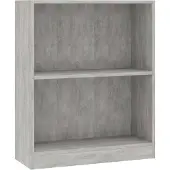 vidaXL Boekenkast 60x24x76 cm bewerkt hout betongrijs