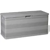 vidaXL Tuinbox 117x45x56 cm grijs