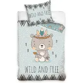 Sweet Home Kinderdekbedovertrek wild and free - katoen - 1-persoons