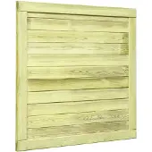 vidaXL Poort 100x100 cm geïmpregneerd grenenhout