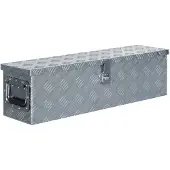 vidaXL Doos 80,5x22x22 cm aluminium zilverkleurig online kopen
