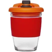 Pioneer - Herbruikbare Koffiebeker - 340ml - Vulcano Red - Glas - Pioneer