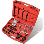 vidaXL Hydraulische trekker/scheidingsset, 25-delig.