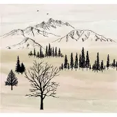 Komar Vliesbehang Digitale print vlies - Backcountry - Afmeting 300 x 280 cm