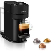 Nespresso YY4606FD Virtue Next Coffee Machine + Discovery Box 12 capsules, 5 kopjes, espresso, verbonden, zwart