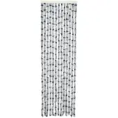 Travellife Chenille Vliegengordijn - Streep Grijs/Blauw - 56 x 185 cm