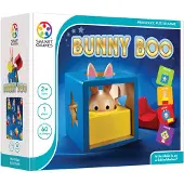 SmartGames Bunny Boo - Logisch Denkspel - 60 Ruimtelijke uitdagingen met Houten Konijn - Educatief Solospel voor Peuters & Kleuters - Vanaf 2 Jaar