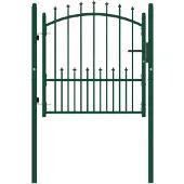 vidaXL Hekpoort EMMEN met stalen pinnen 104x97 cm groen