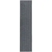 vidaXL Droogloopmat 100x450 cm grijs