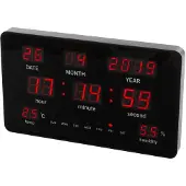 Perel Wandklok met led