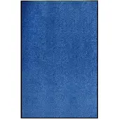 vidaXL Deurmat wasbaar 120x180 cm blauw