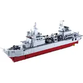 Sluban ModelBricks Bevoorradingsschip bouwspeelgoed boot – Constructiespeelgoed modelbouw – bouwdoos met 457 bouwstenen – M38-B0701 vanaf 8 jaar