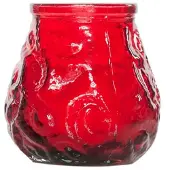 Cosy & Trendy Cosy&trendy Lowboy Kaars - 40 Uur - Rood - Set-6