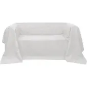 vidaXL Bankhoes 270x350 cm microsuède crème
