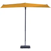 Madison Balkonparasol Sun Wave 300x150 cm goudgeel