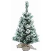 Kaemingk Vancouver miniboom snowy - 75 cm groen