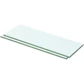 vidaXL Schappen 2 st 50x12 cm glas transparant
