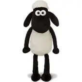 Sonstige Verlage Baranek Shaun Serie - Knuffel Baranek Shaun - 30 cm - Wit en Zwart - Zachte Materiaal
