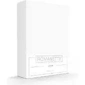 Romanette Laken Wit (Katoen)-240 x 260 cm (Lits-jumeaux)