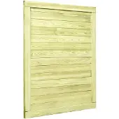 vidaXL Poort 125x100 cm geïmpregneerd grenenhout