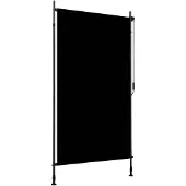 vidaXL Rolgordijn voor buiten 120x270 cm antraciet