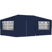 vidaXL Partytent met zijwanden professioneel 90 g/m² 4x6 m blauw