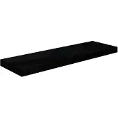 vidaXL Wandschap zwevend 80x23,5x3,8 cm MDF hoogglans zwart