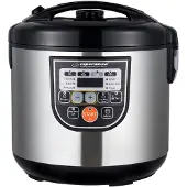Esperanza EKG011 Multifunctionele kookplaat, 5 liter, 860 W, zwart, roestvrij staal