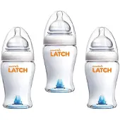 Munchkin Babyfles - 3-pack Latch bottle - baby fles 240ml - Anti-Colic babyflesje