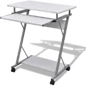 vidaXL Studenten computerbureau 60 x 40 x 74 cm (wit)
