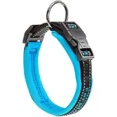 Ferplast Halsband Honden Sport Nylon 43 Cm Blauw/zwart