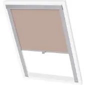 vidaXL Rolgordijn verduisterend beige SK08 GGL en GGU