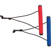 Invento Vlieger Handgrepen Dual Handles Staal/foam Rood/blauw