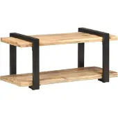 vidaXL Tv-meubel 90x40x40 cm ruw mangohout