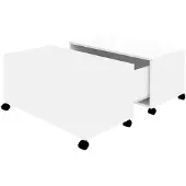 vidaXL Salontafel, wit, 75x75x38 cm, houtvezel