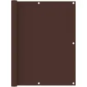 vidaXL Balkonscherm 120x300 cm oxford stof bruin