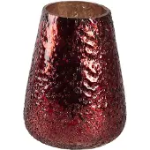 Clayre & Eef Rode Waxinelichthouder Ø 13*18 cm 6GL3132
