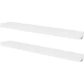 vidaXL Wandplanken 4 st 100 cm wit