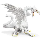 Safari Speelfiguur Snow Dragon Junior 11,5 X 12 Cm Wit