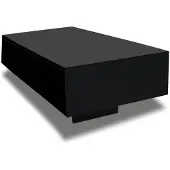 vidaXL Salontafel, hoogglanzend zwart