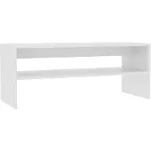 vidaXL Salontafel 100x40x40 cm bewerkt hout wit