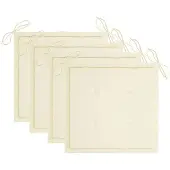 vidaXL Tuinstoelkussens 4 st 50x50x4 cm oxford stof crèmekleurig