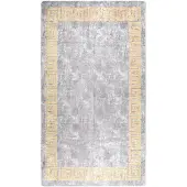 vidaXL Vloerkleed wasbaar 190x300 cm grijs