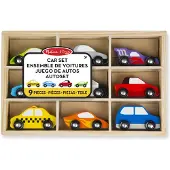Melissa & Doug Houten Autoset - 9 auto's