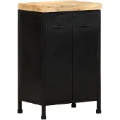 vidaXL Dressoir 47x35x76 cm ruw mangohout